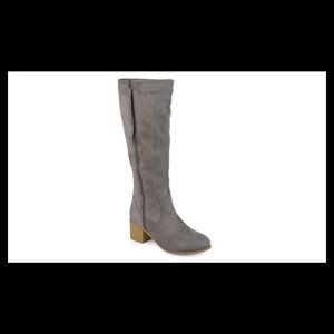 Gray Journee wide calf Women's Boots